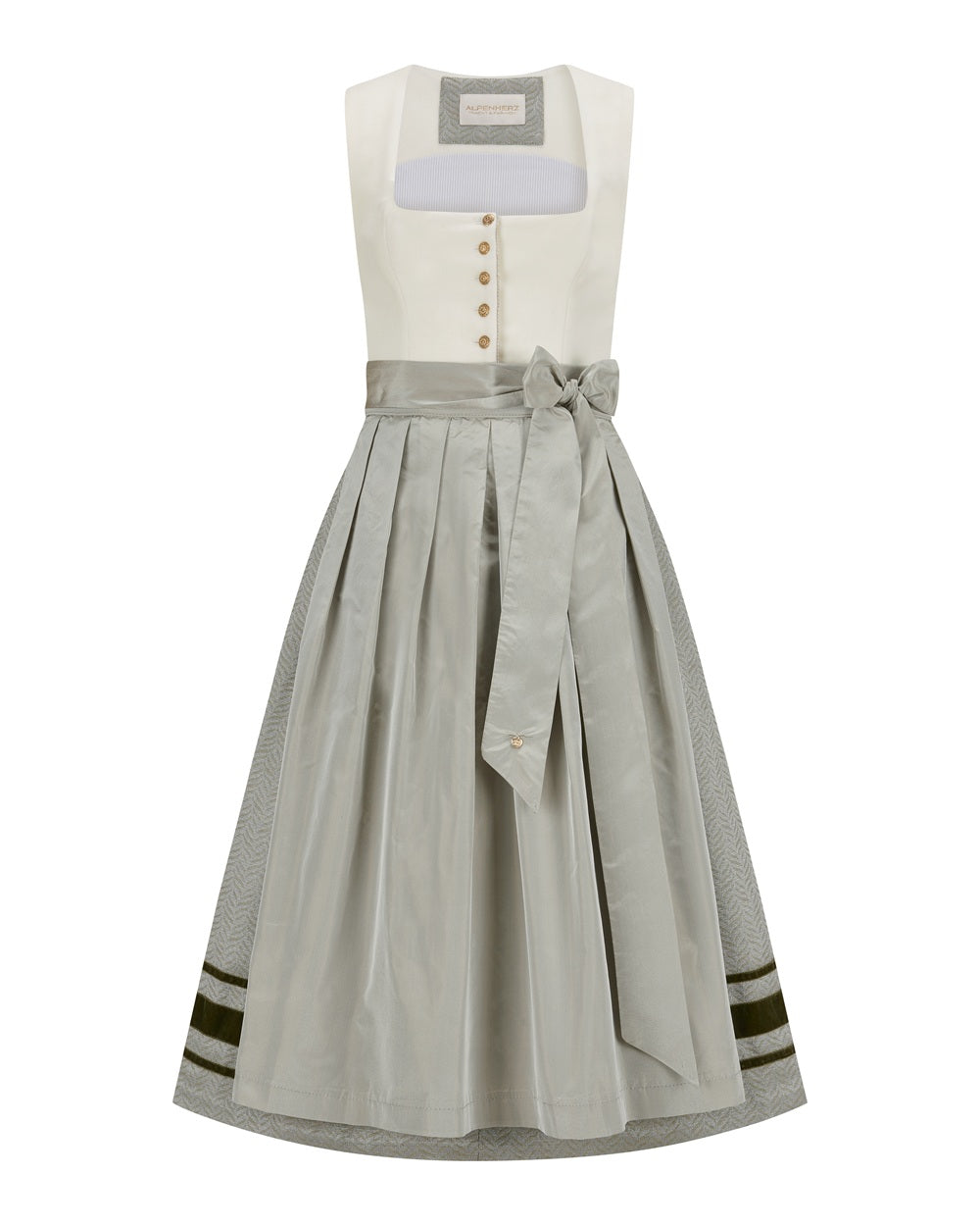 Hochzeitsdirndl Saskia mit abknöpfbarem Puffarm