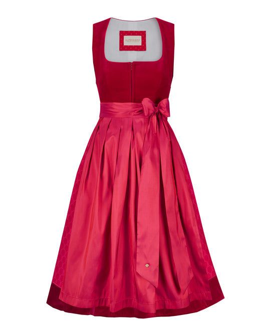 Samtdirndl Mona mit abnehmbarem Puffarm