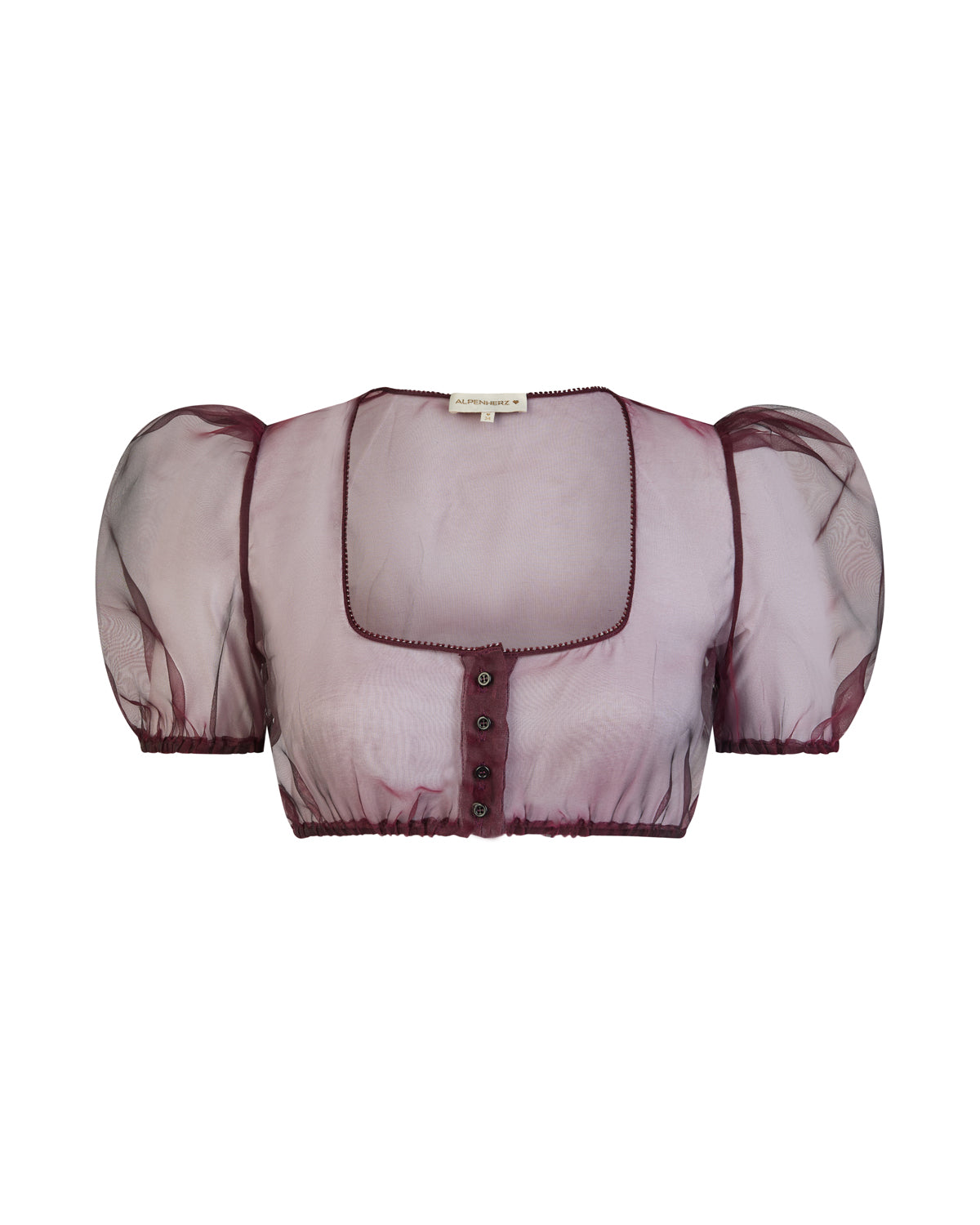 Bluse Sarah Chiffon, Mini Puff