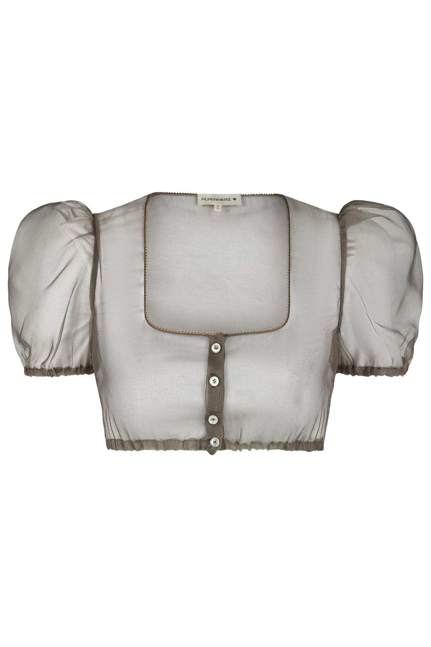 Bluse Sarah Chiffon, Mini Puff