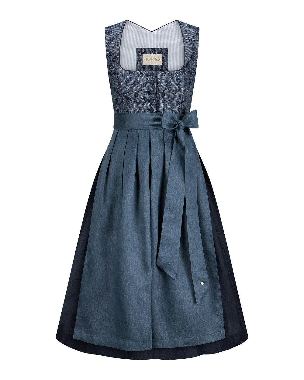 Dirndl Frieda mit abnehmbarem Puffarm · 80cm