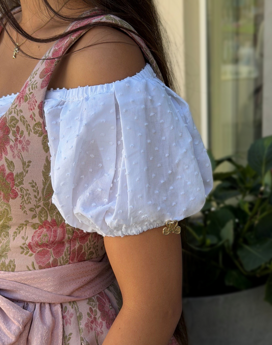 Bluse Carmen Plumity kurzarm