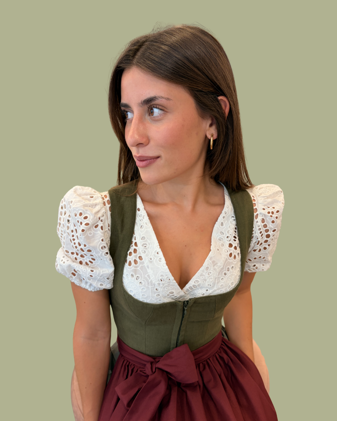 Bluse Lou Lochstick Mini Puff