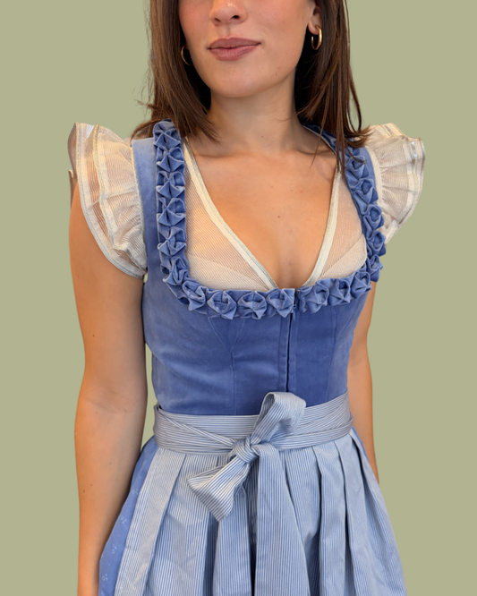 Bluse Lara Chiffon Streifen