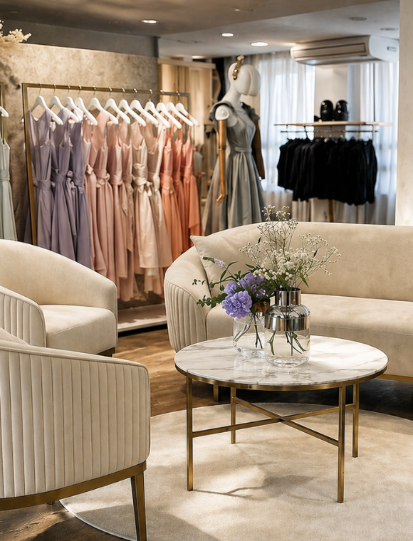 <p>Deine Anprobe in unserer Hochzeitslounge</p>