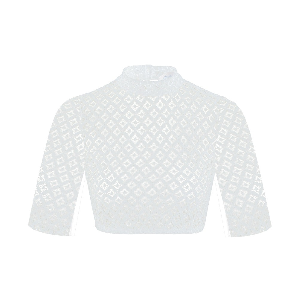 Bluse Laila V-Ausschnitt halbarm