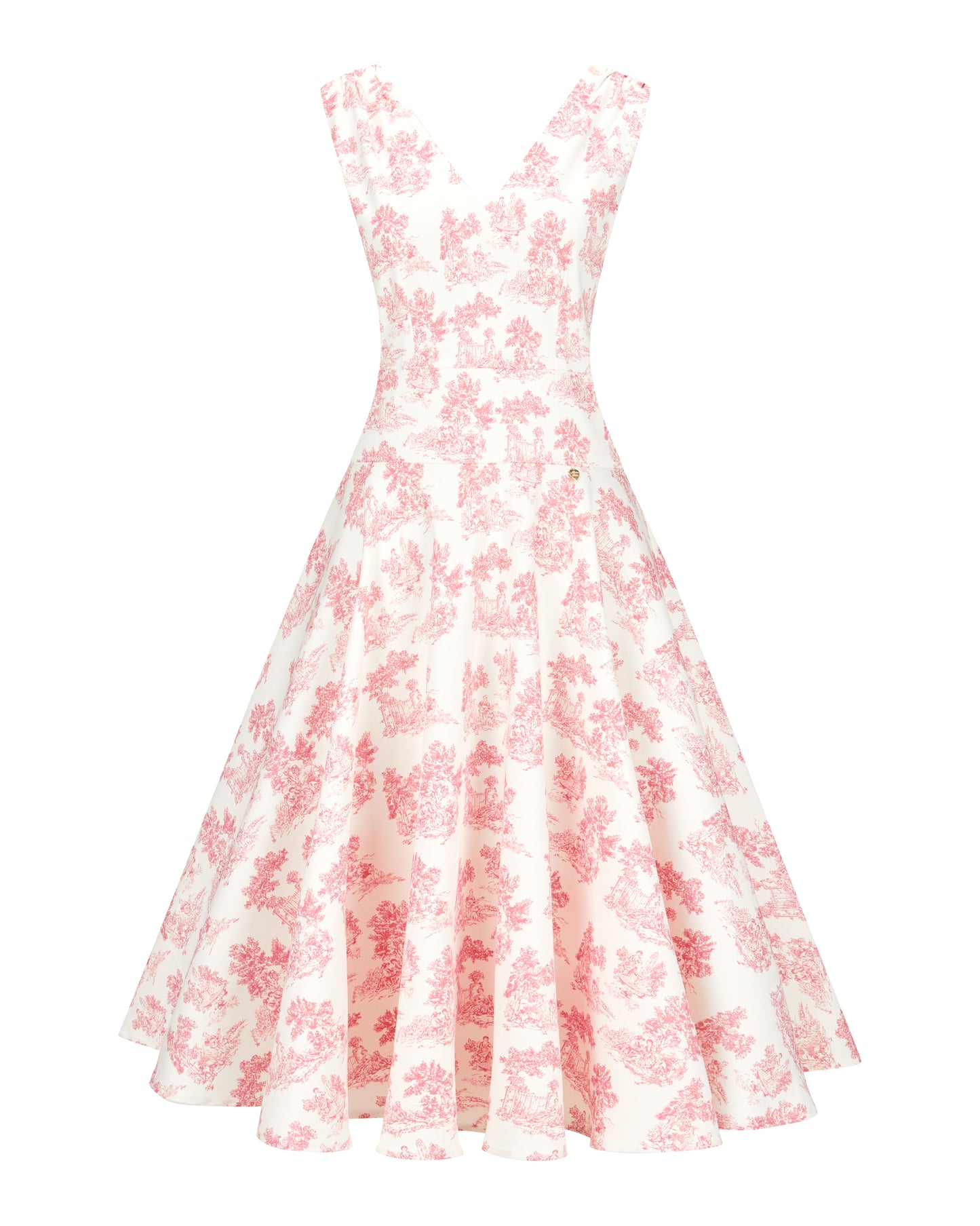 Kleid Monaco V-Ausschnitt