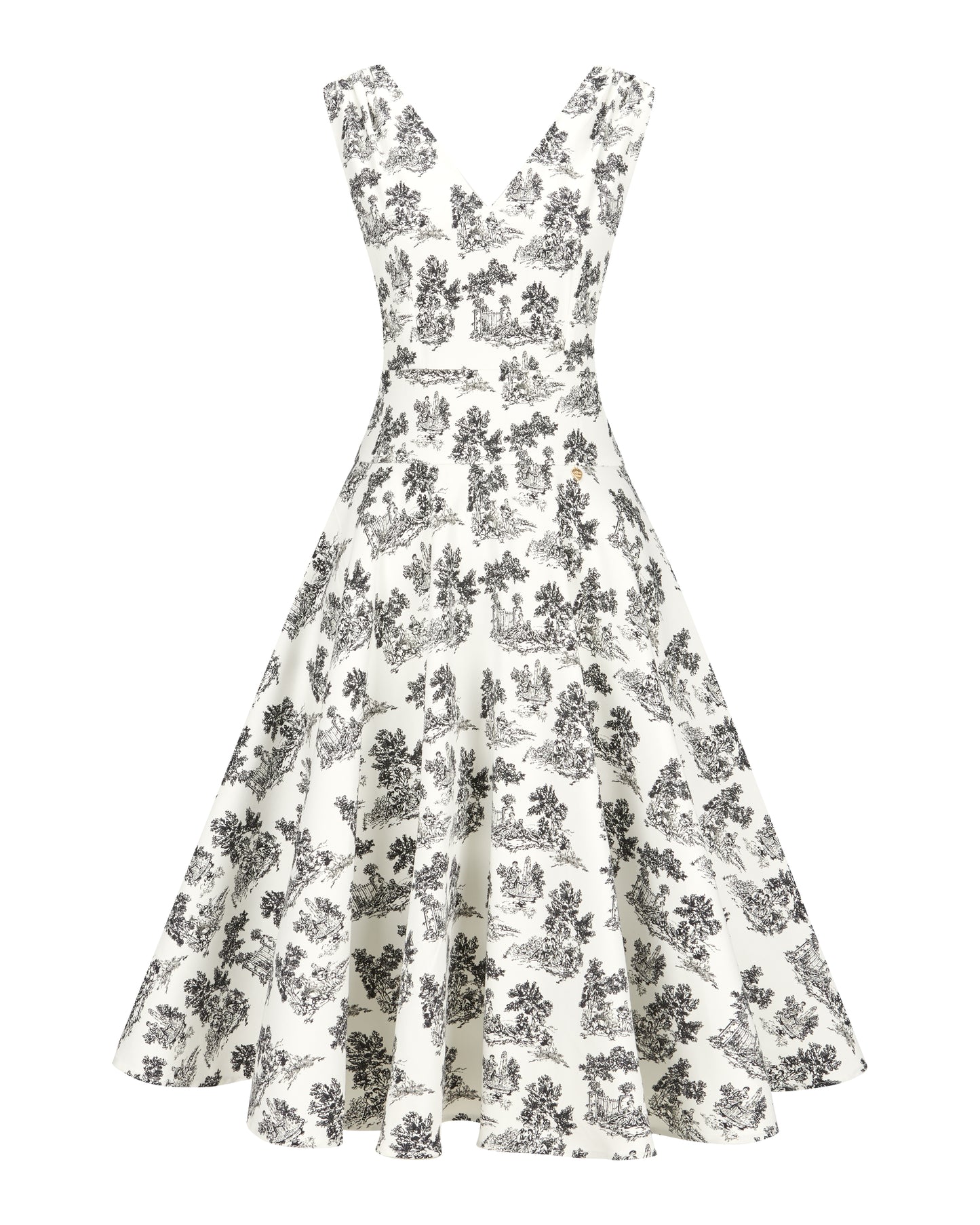 Kleid Monaco V-Ausschnitt