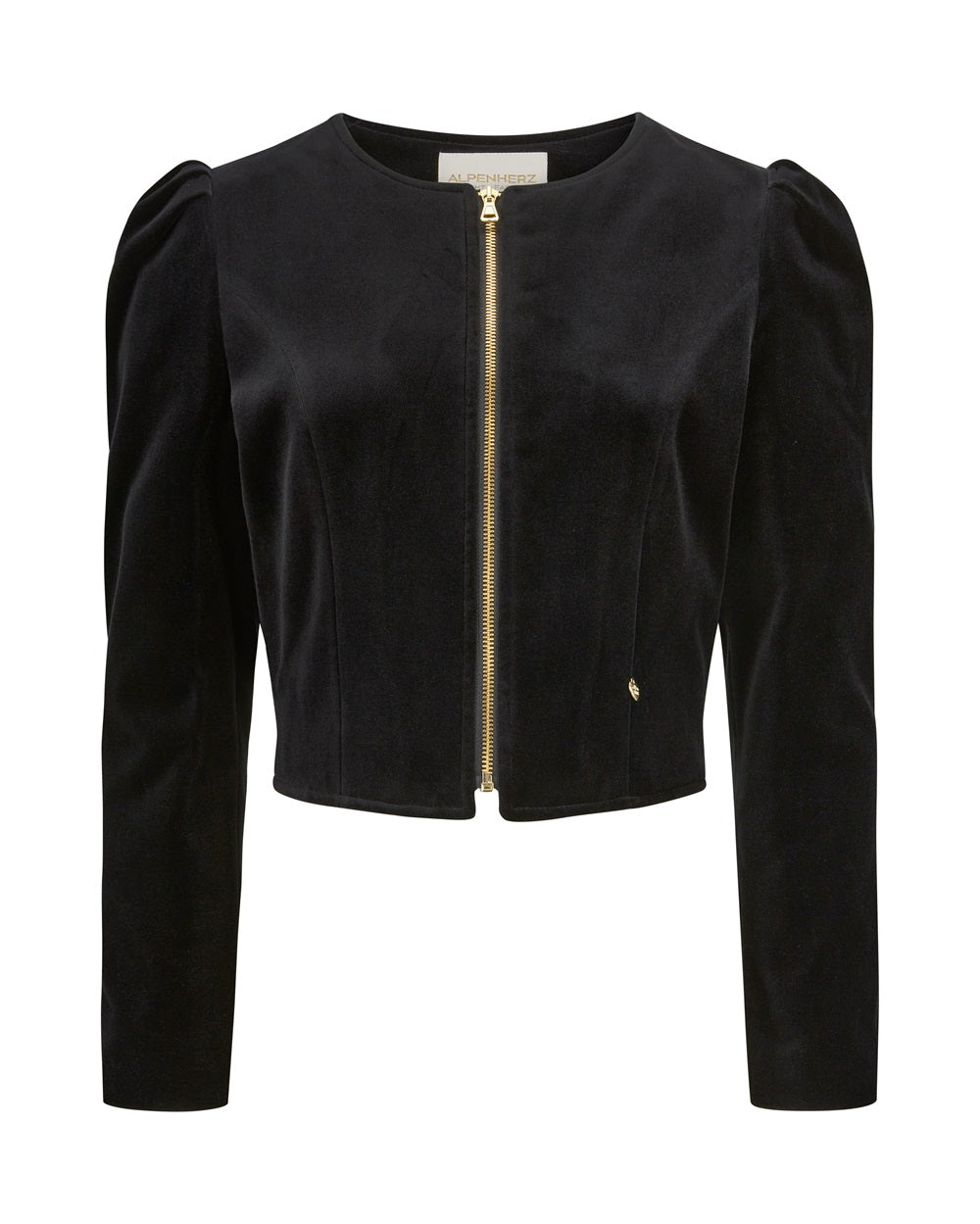 Samtjanker Denise mit Zipper