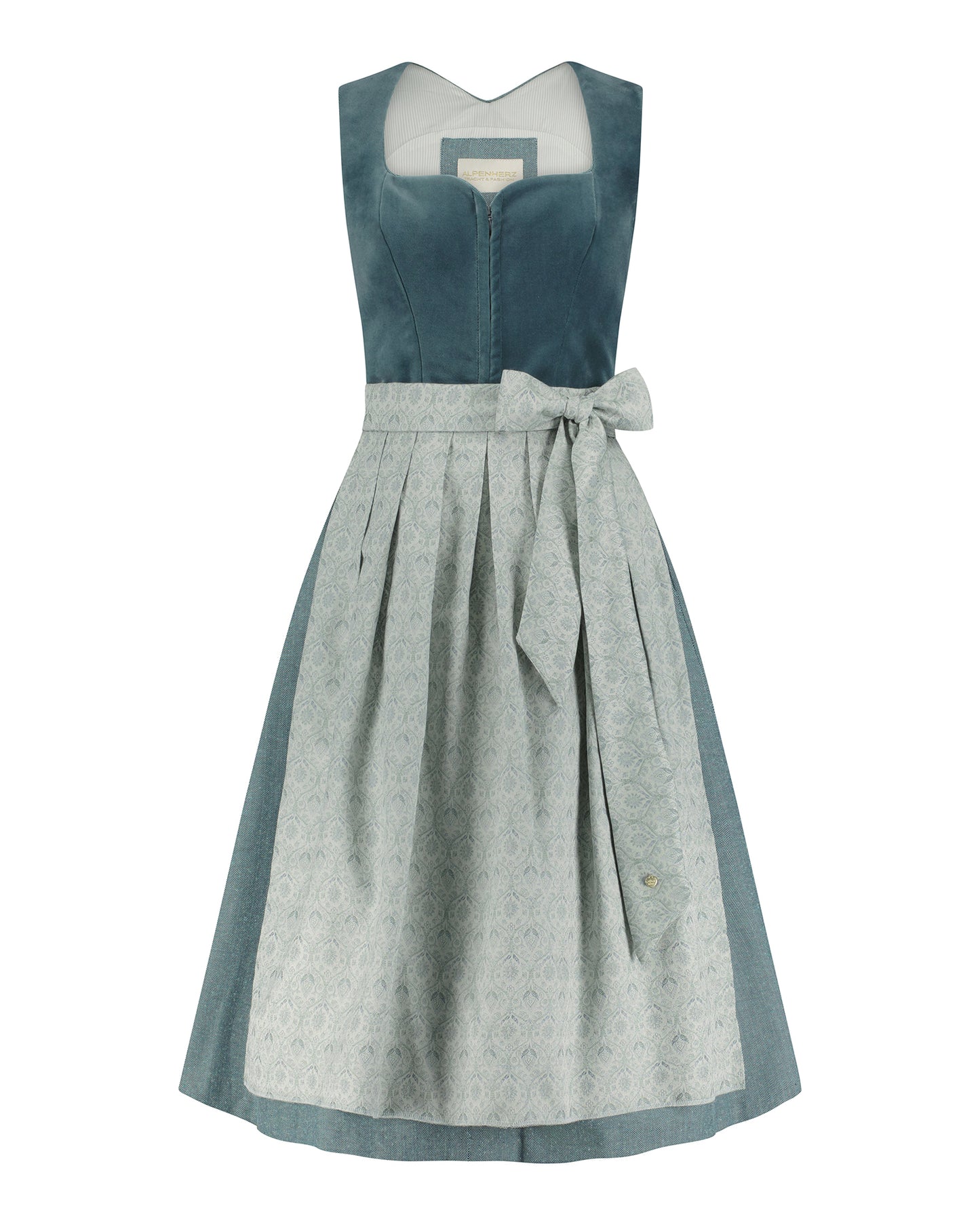 Samtdirndl Melissa mit abknöpfbarem Arm