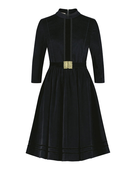 Samtkleid Ava Stretch