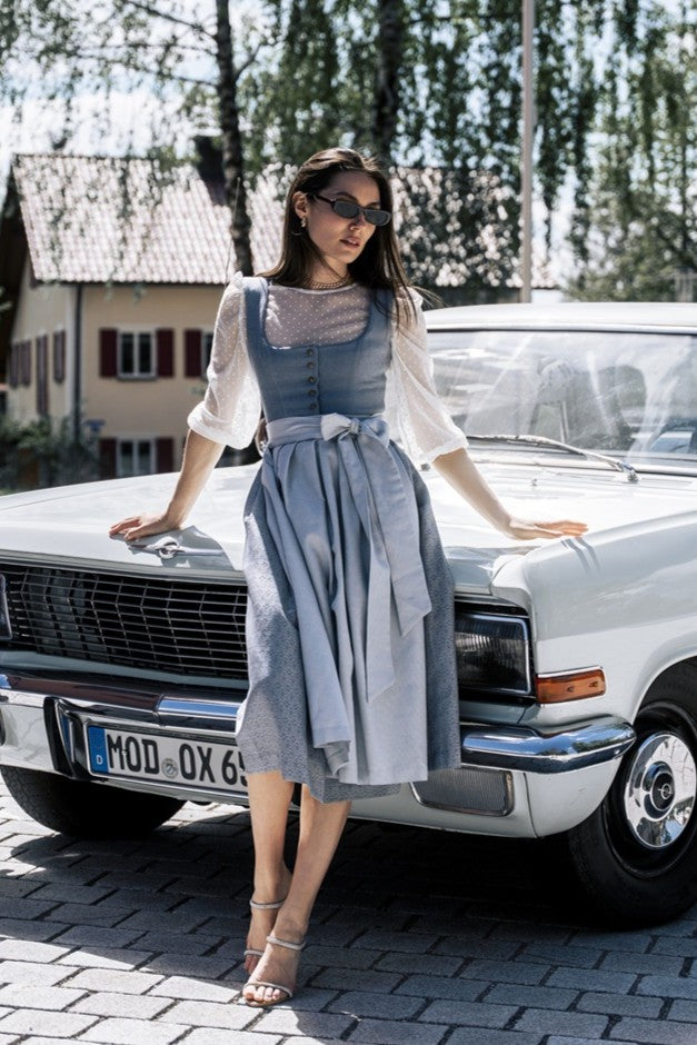 Dirndl Magdalena mit abnehmbarem Puffarm