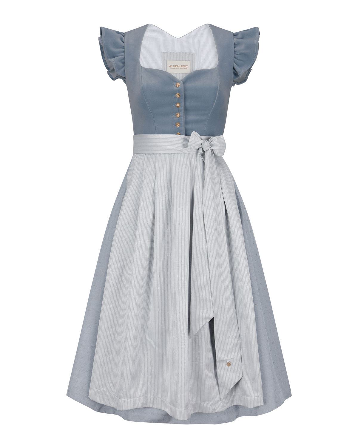 Samtdirndl Mel mit abnehmbarem Arm