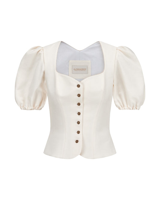 Mieder Carlotta mit abnehmbarem Puffarm