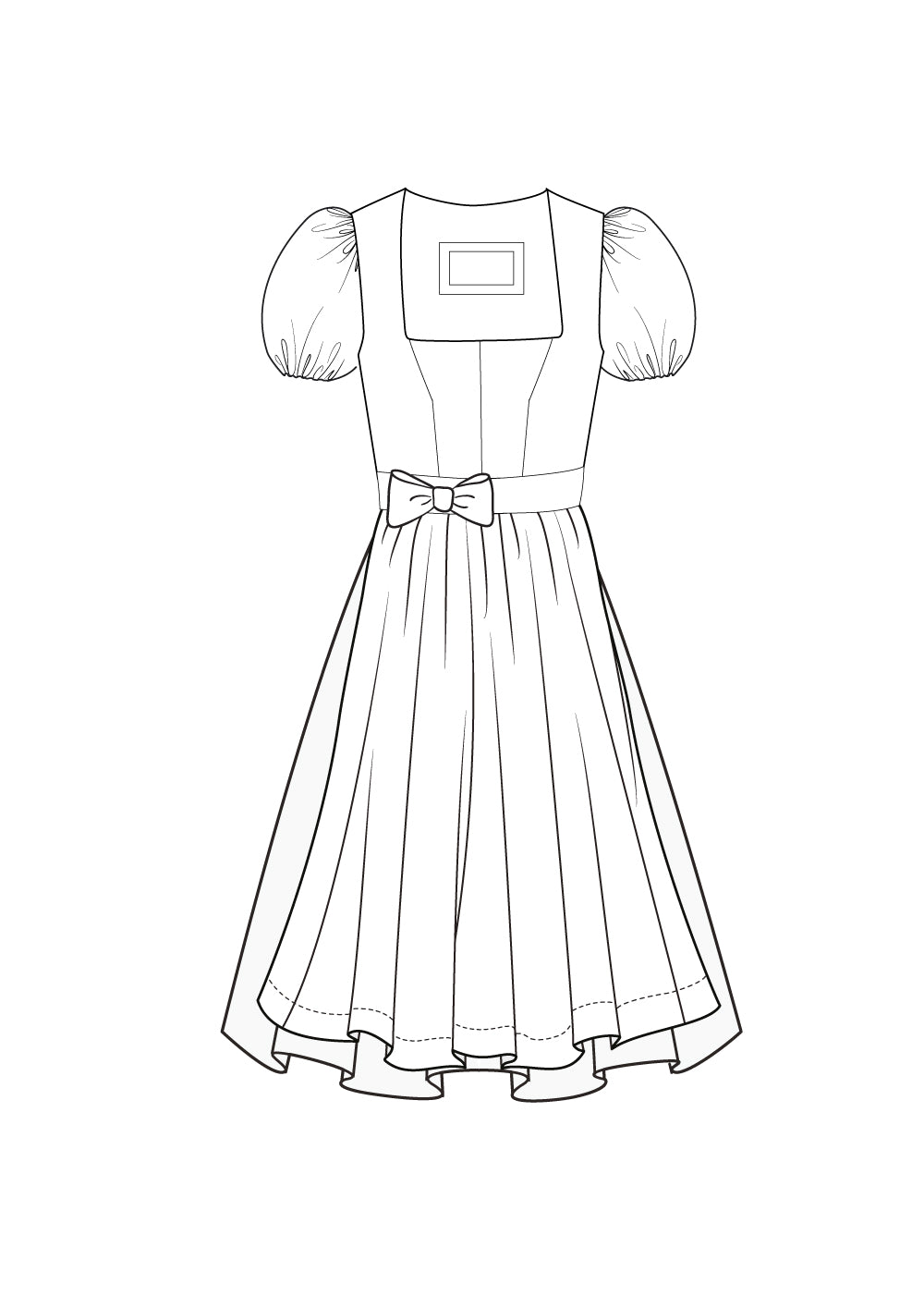 Dirndl Feline 80cm