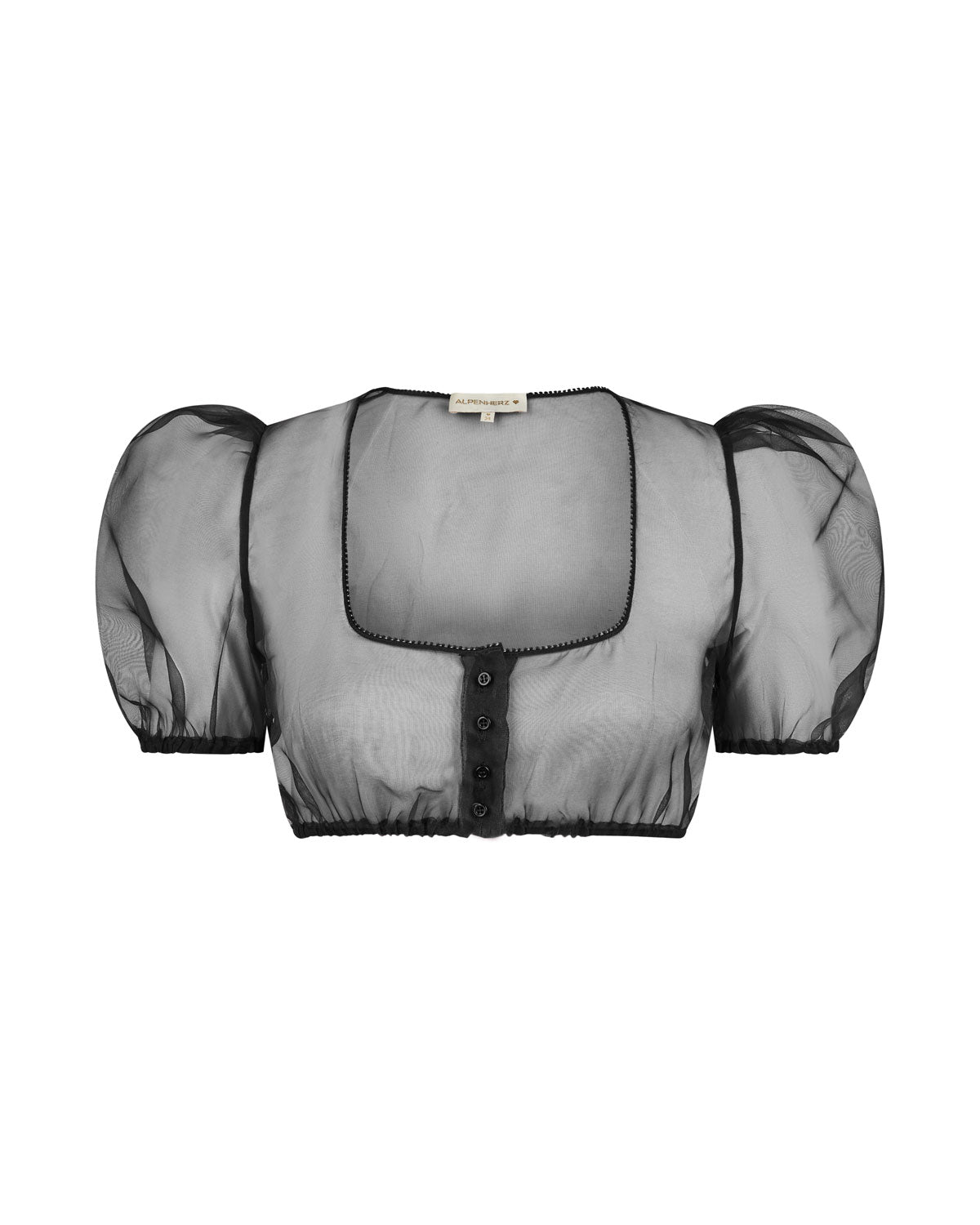 Bluse Sarah Chiffon, Mini Puff
