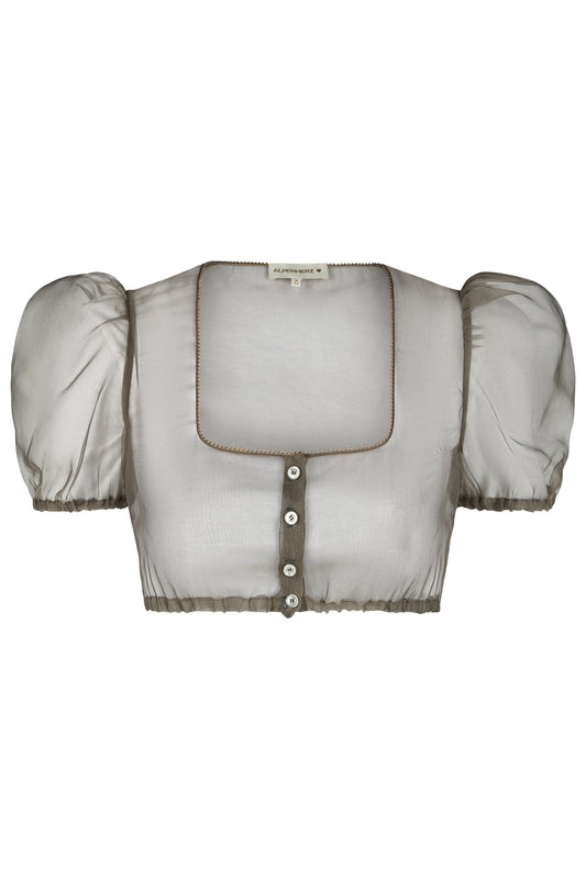 Bluse Sarah Chiffon, Mini Puff