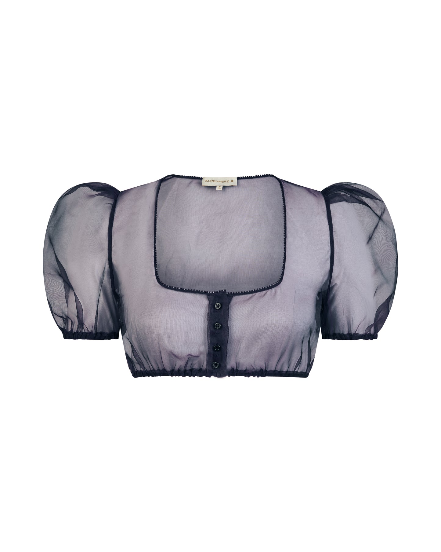 Bluse Sarah Chiffon, Mini Puff