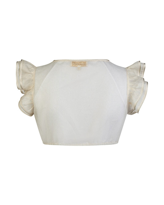 Bluse Lara Chiffon Streifen