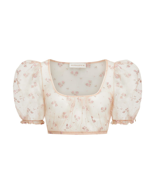 Bluse Cora mit AH Stickerei