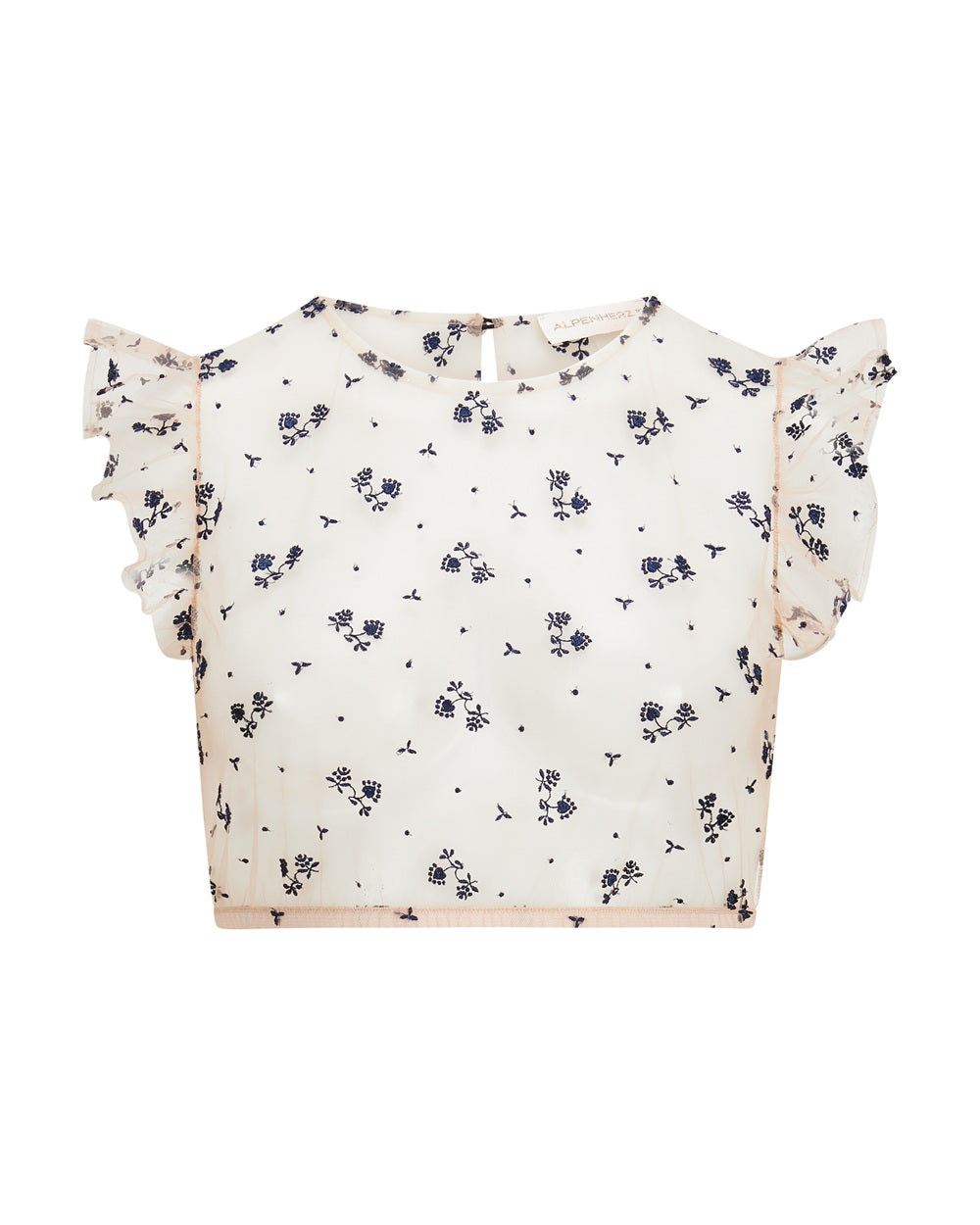Bluse Kim Flügel Spitze bestickt