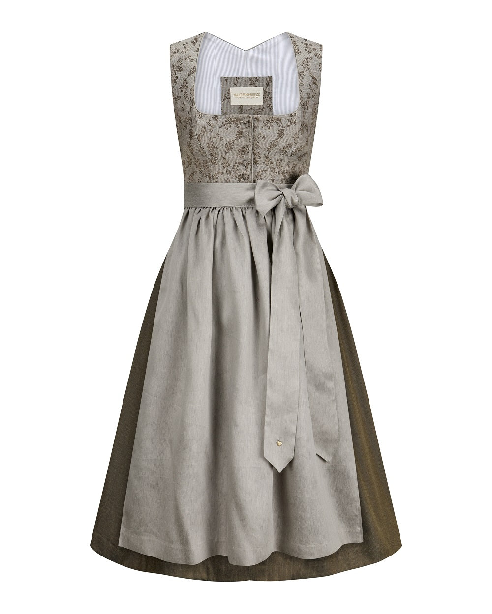 Dirndl Frieda mit abnehmbarem Puffarm · 80cm