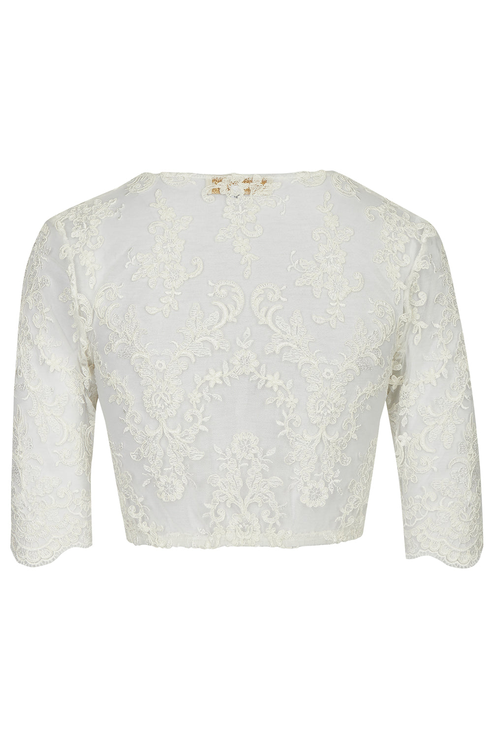 Dirndlbluse Theresa V-Ausschnitt halbarm