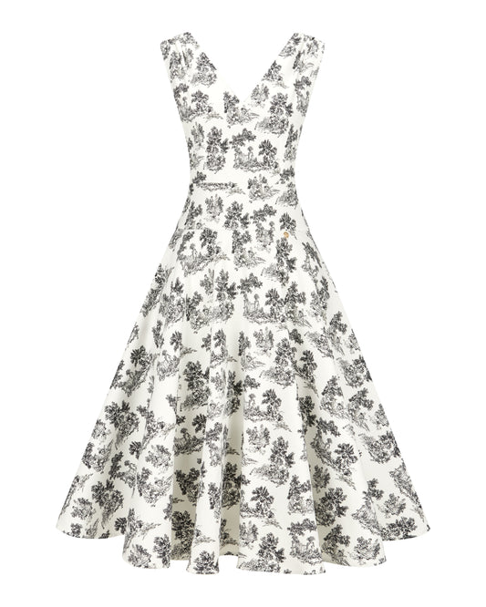 Kleid Monaco V-Ausschnitt